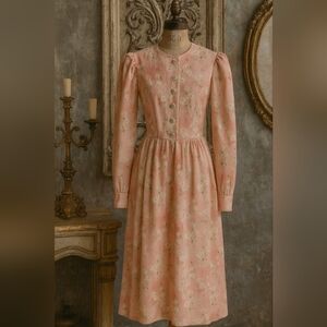 VINTAGE 70'S FLORAL DRESS